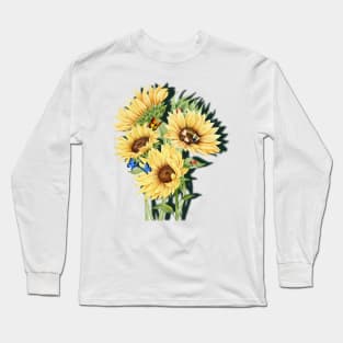 Beautiful Sunflowers Long Sleeve T-Shirt